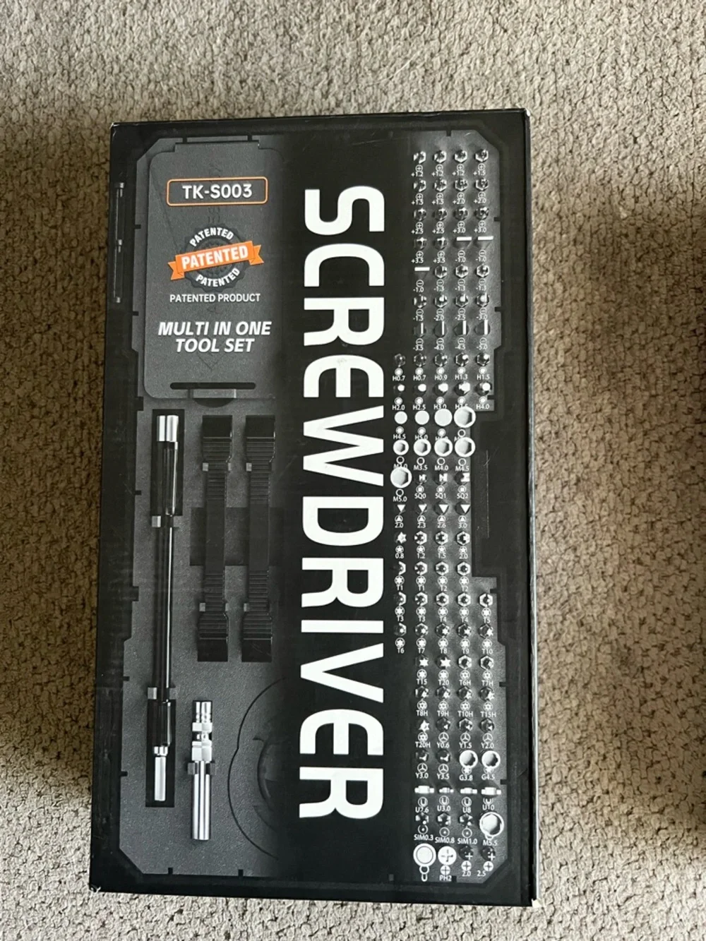 Multi-In-One Screwdriver Tool Set - Black - Picture 1 of 11